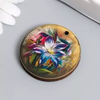 Бирка "Цветок" 3х3 см