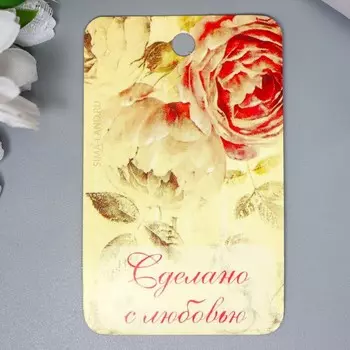 Бирка "Цветы" 5х8 см