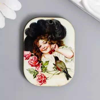 Бирка "Девочка" 3х4 см