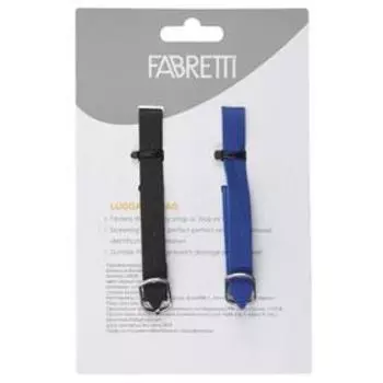 Бирка для багажа FABRETTI, цвет черный