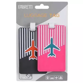 Бирка для багажа FABRETTI, цвет мультиколор