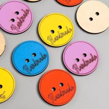 Бирка "Hand made" 5х5 см МИКС