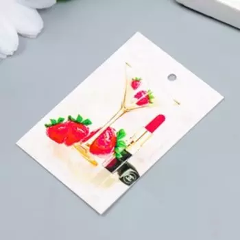 Бирка "Клубника" 4х6 см