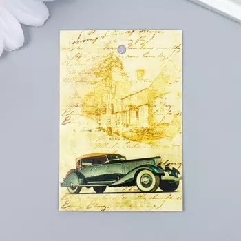 Бирка "Машина" 4х6 см