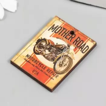 Бирка "Мотоцикл" 3х4 см