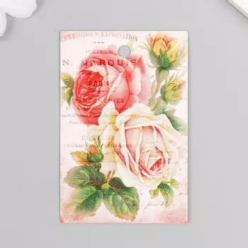 Бирка "Розочки" 4х6 см