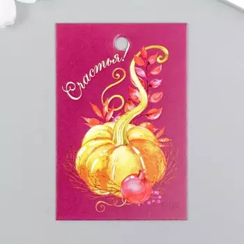 Бирка "Тыква" 4х6 см