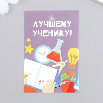 Бирка "Ученик" 4х6 см