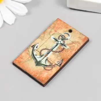 Бирка "Якорь" 3х5 см