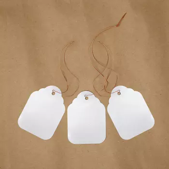 Бирки садовые, для маркировки растений, 6.55 см, набор 20 шт., пластик, белые, Greengo