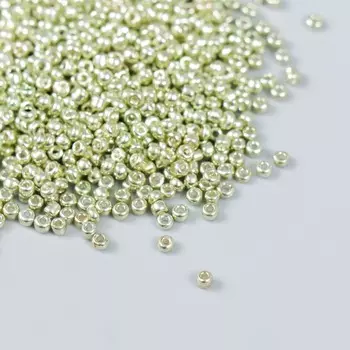 Бисер "Астра" 11/0, 20 гр (1112 желто-зеленый/глянцевое покрытие)