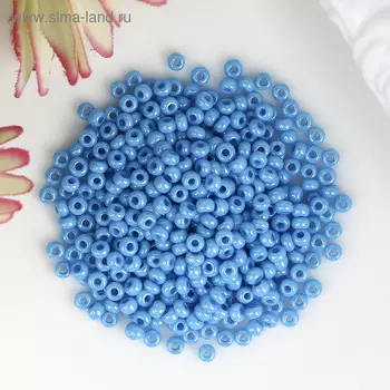 Бисер Чехия "GAMMA" круглый "1" 10/0 5гр (A210 голубой) МИКС