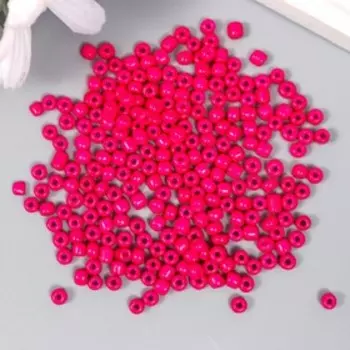 Бисер круглый 6/0 «Розовый», 20 г, МИКС