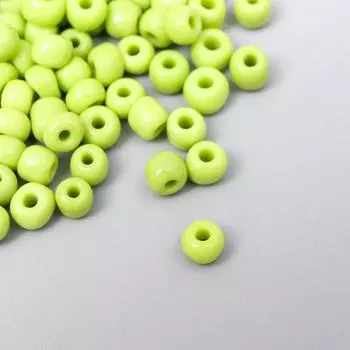 Бисер круглый 6/0 «Оливковый», 20 г