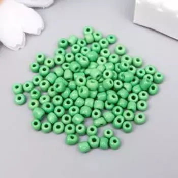 Бисер круглый 6/0 «Зелёный», 20 г