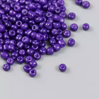 Бисер круглый размер 6/0 «Сине-фиолетовый», 20 г