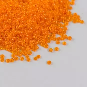 Бисер стекло 12/0 "Апельсин" прозрачный 450 гр