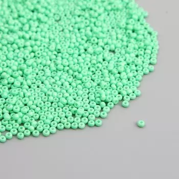 Бисер стекло 12/0 «Бирюзовый», ровный №680, 450 г