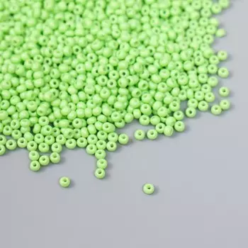Бисер стекло 12/0 «Фисташковый», 15 г