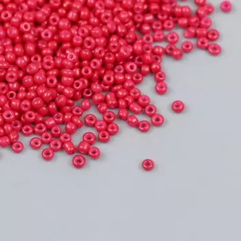 Бисер стекло 12/0 "Фуксия" яркий 450 гр