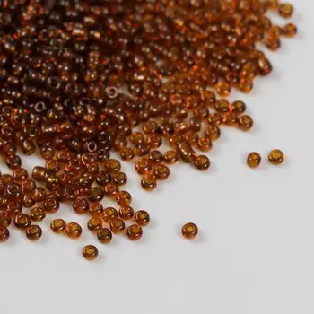 Бисер стекло 12/0 "Кофе" прозрачный 450 гр