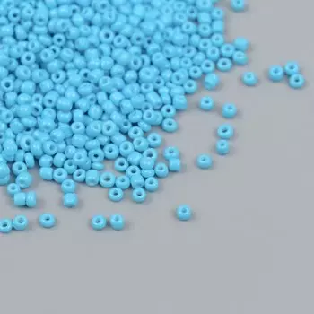 Бисер стекло 12/0 "Лазурь" яркий 450 гр