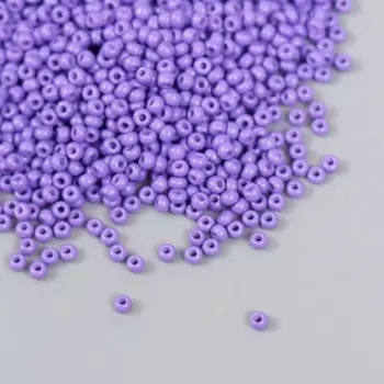 Бисер стекло 12/0 "Лиловый" 15 гр
