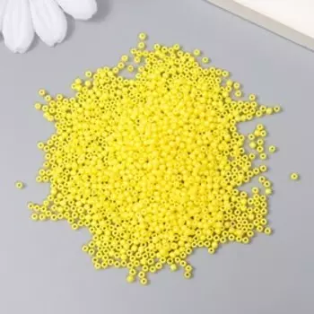 Бисер стекло 12/0 «Лимон», 15 г