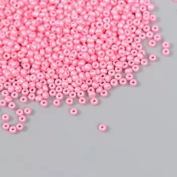 Бисер стекло 12/0 «Лососево-розовый», 15 г