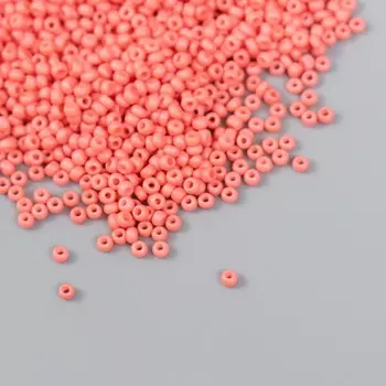 Бисер стекло 12/0 «Лососевый», 15 г