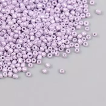 Бисер стекло 12/0 "Нежная сирень" зефирный 450 гр