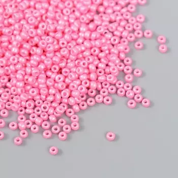 Бисер стекло 12/0 «Розовый щербет» 15 г