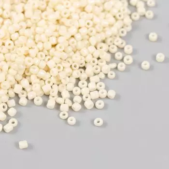 Бисер стекло 12/0 "Сливки" металлик 450 гр