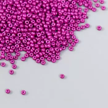 Бисер стекло 12/0 «Сливовый», 15 г