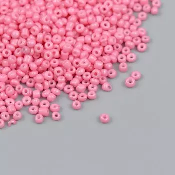 Бисер стекло 12/0 "Светло-розовый" яркий 450 гр