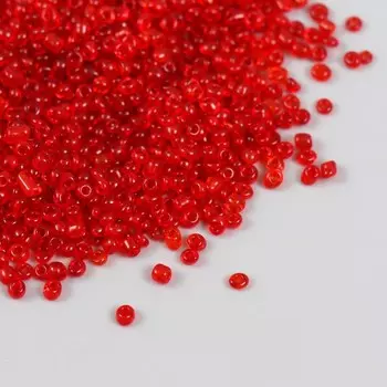 Бисер стекло 12/0 "Вишня" прозрачный 450 гр