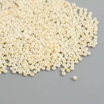 Бисер стекло 12/0 «Жемчужное облако», ровный №662, 450 г