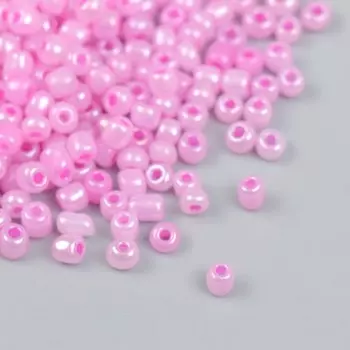 Бисер стекло 6/0 "Фиалковый" перламутр 450 гр