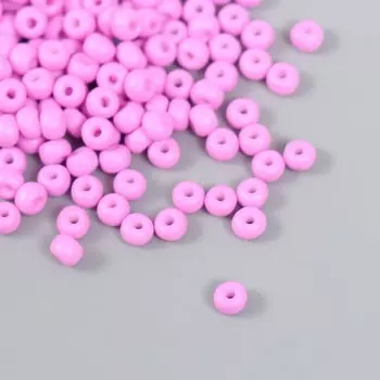 Бисер стекло 6/0 "Глициния" 15 гр