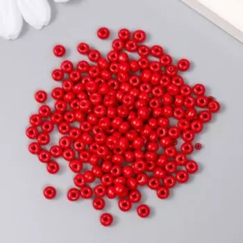 Бисер стекло 6/0 «Гранатовый», 15 г