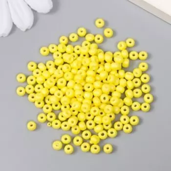 Бисер стекло 6/0 «Лимон», 15 г