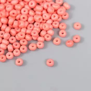 Бисер стекло 6/0 «Лососевый», 15 г