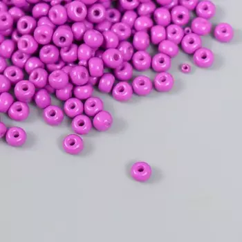 Бисер стекло 6/0 «Пурпурный», 15 г