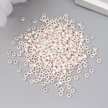 Бисер стекло 8/0 «Цветная серединка. Оранж», 10 г