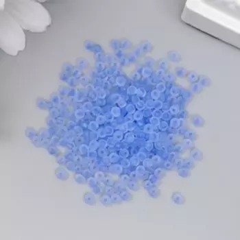 Бисер стекло 8/0 "Матовый полупрозрачный. Джинса" 10 гр