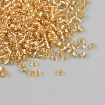 Бисер стекло 8/0 "Светлое золото" 450 гр