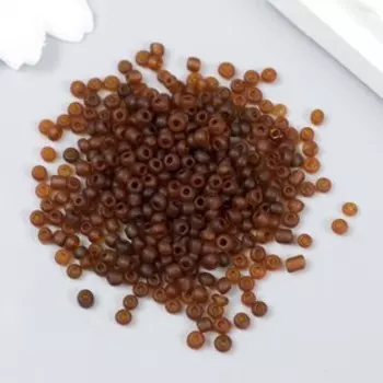 Бисер "Zlatka" 08/0, 3 мм, 10 г 0013M коричневый
