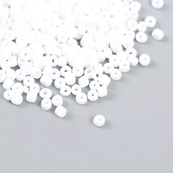 Бисер "Zlatka" 08/0, 3 мм, 10 г 0041M белый