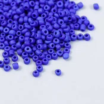 Бисер "Zlatka" 08/0, 3 мм, 10 г 0048M т.синий