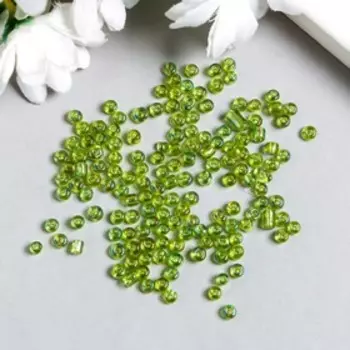 Бисер "Zlatka" 08/0, 3 мм, 10 г 0164 салатовый